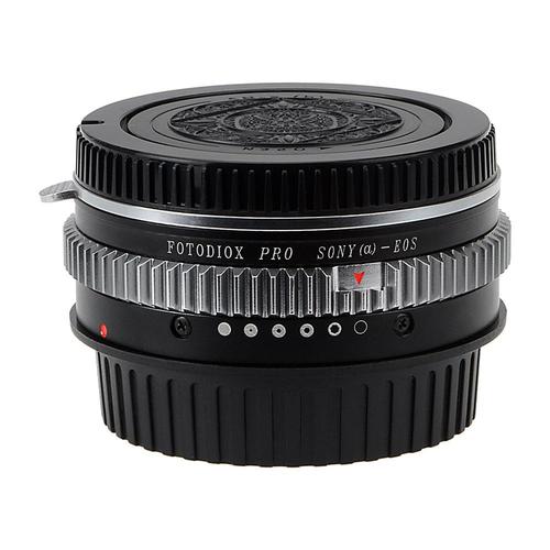 Pro 렌즈 장착 어댑터 -Canon EOS (EF, EF-S) 마운트 SLR 카메라 본체에 소니 알파 A 마운트 (미놀타 AF) DSLR 렌즈 장착 조리개 조절 다이얼