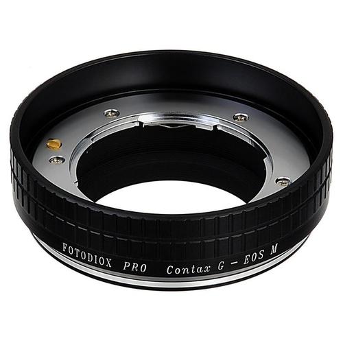 Pro 렌즈 마운트 장착 어댑터 -Contax G 렌즈와 Canon EOS M (EF-M 장착) Mirrorless 카메라 본체, 초점 조절 다이얼 내장
