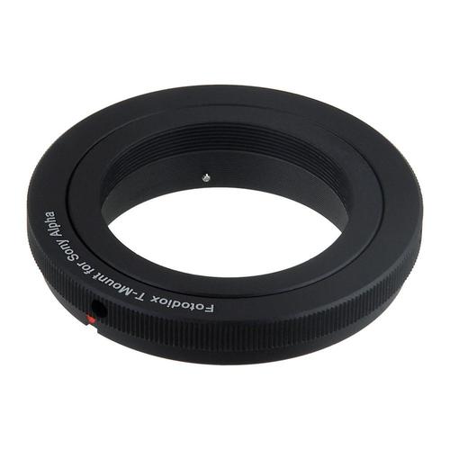 T-Mount (T / T-2) 나사 장착 SLR 렌즈를 Sony Alpha A-Mount (및 Minolta AF) 마운트 SLR 카메라 본체에 장착