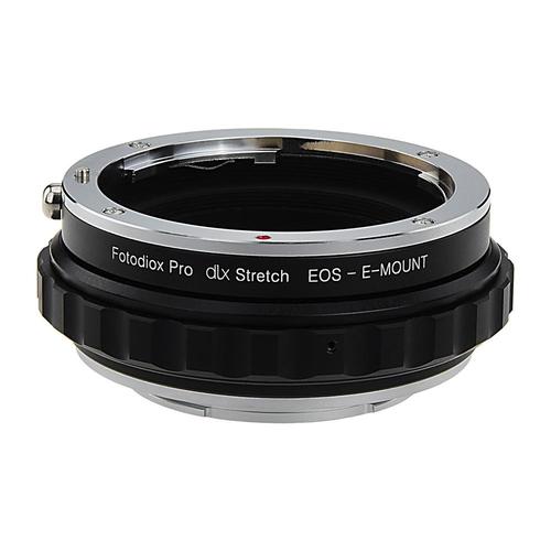 Canon EOS (EF / EF-S) D / SLR 렌즈 - 소니 알파 E- 마운트 미러리스 카메라 바디 - 매크로 초점 헬리콥터 및 자기 드롭 - 인 필터 포함-DLX 스트레치 렌즈 마운트 어댑터