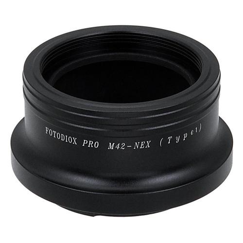 Pro 렌즈 마운트 어댑터 - M42 Type 2 (42mm x 1 나사 마운트) - Sony Alpha E-Mount Mirrorless 카메라 본체