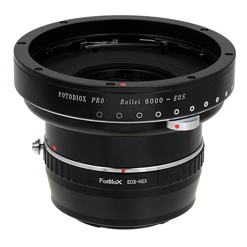 Pro 렌즈 마운트 어댑터 - Rollei 6000 (Rolleiflex) 시리즈 렌즈 - Sony Alpha E-Mount Mirrorless 카메라 본체