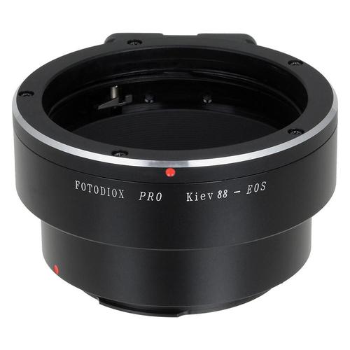 Pro 렌즈 마운트 어댑터 -Kiev 88 SLR 렌즈 - 캐논 EOS (EF, EF-S) 마운트 SLR 카메라 본체, 초점 확인 칩 포함