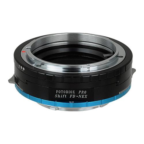 Shift 렌즈 마운트 어댑터 - Canon FD &amp; FL 35mm SLR 렌즈 - Sony Alpha E-Mount Mirrorless 카메라 본체