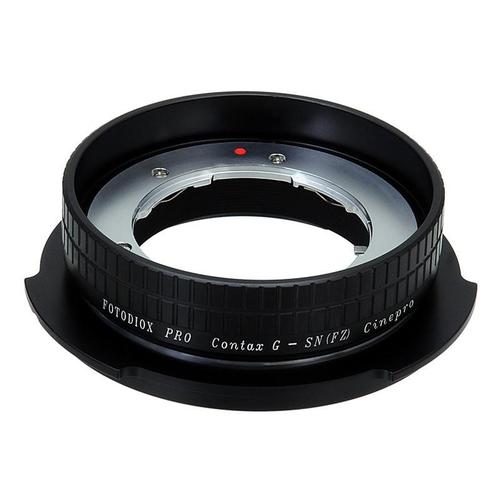 Pro 렌즈 장착 어댑터 - Contax G SLR 렌즈 - Sony CineAlta FZ 장착 카메라 본체