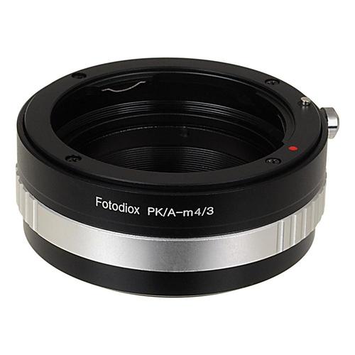 렌즈 장착 어댑터 - Pentax K Mount (PK) SLR 렌즈 - Micro Four Thirds (MFT, M4 / 3) 장착 Mirrorless 카메라 본체, 조리개 조절 다이얼 내장
