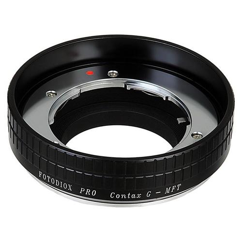 Pro 렌즈 장착 어댑터 - Contax G SLR 렌즈 - Micro Four Thirds (MFT, M4 / 3) 장착 초점 조절 다이얼이 달린 미러리스 카메라 본체