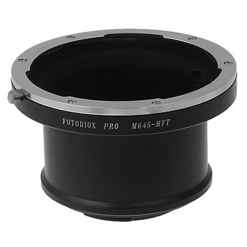  Pro 렌즈 마운트 어댑터 - Mamiya 645 마운트 SLR 렌즈 - 마이크로 포스 (MFT, M4 / 3) 마운트 미러리스 카메라 바디