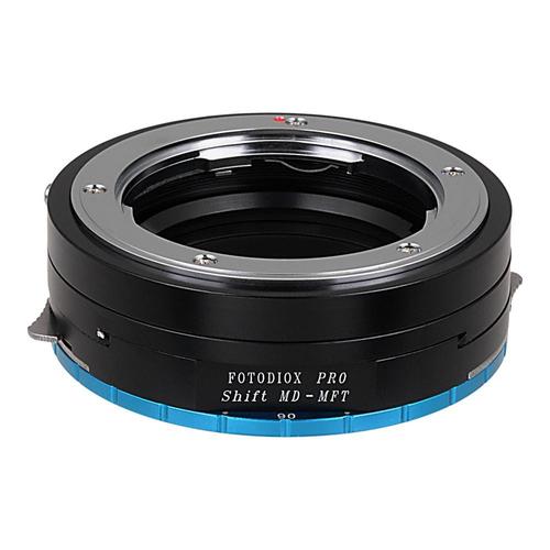 프로 렌즈 마운트 시프트 어댑터 - 미놀타 Rokkor (SR / MD / MC) SLR 렌즈 - 마이크로 포스 (MFT, M4 / 3) 마운트 미러리스 카메라 바디