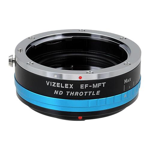 Vizelex ND 스로틀 렌즈 마운트 어댑터 - 캐논 EOS (EF / EF-S) D / SLR 렌즈 - 마이크로 포스 (MFT, M4 / 3) 마운트 변수가있는 미러리스 카메라 본체 ND 필터 (1 ~ 8 스톱)