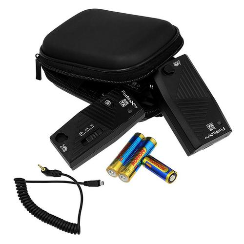 대부분의 SLR / DSLR 카메라 용 Fotodiox Pro FX-380 2.4GHz 32 채널 무선 라디오 셔터 릴리즈 키트