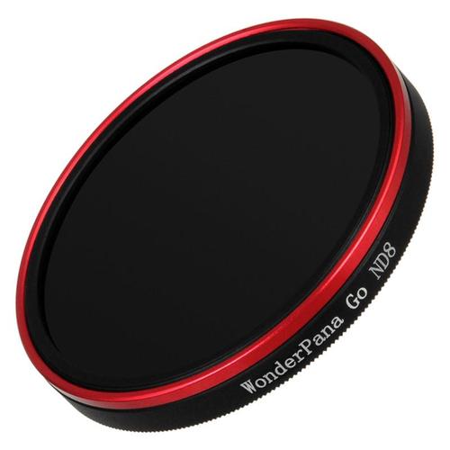 WonderPana Go 필터 어댑터 시스템을위한 Fotodiox Pro WonderPana Go 중성 밀도 +8 (3-Stop ND) 필터