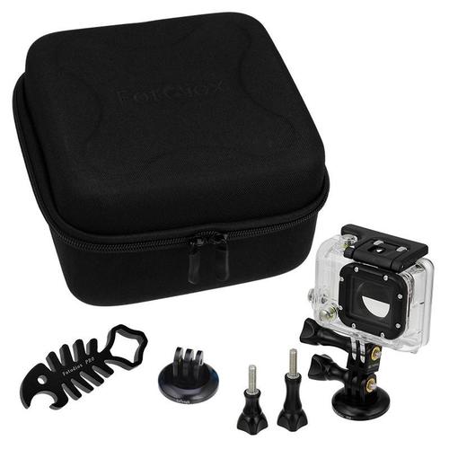  Pro GoTough CamCase Double Kit - 5 가지 색상 옵션에서 선택 - 2 GoPro 카메라 용 GoTough 케이스 및 액세서리 (CamCase Double, Medium &amp; Short Screws, Extender, 카메라 삼각대 장착, SharkBite 렌치); GoPro HD 영웅, Hero2, Hero3 / 3 +, Hero4에 적합