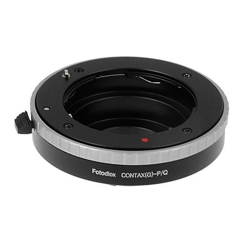 렌즈 장착 어댑터 - Contax G SLR 렌즈 - Pentax Q (PQ) 장착 초점 조절 다이얼 장착 미러리스 카메라 본체