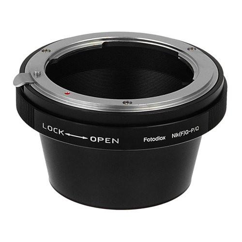  렌즈 장착 어댑터 - Nikon Nikkor F 장착 G- 유형 D / SLR 렌즈 - Pentax Q (PQ) 장착 조리개 제어 다이얼이있는 Mirrorless 카메라 본체