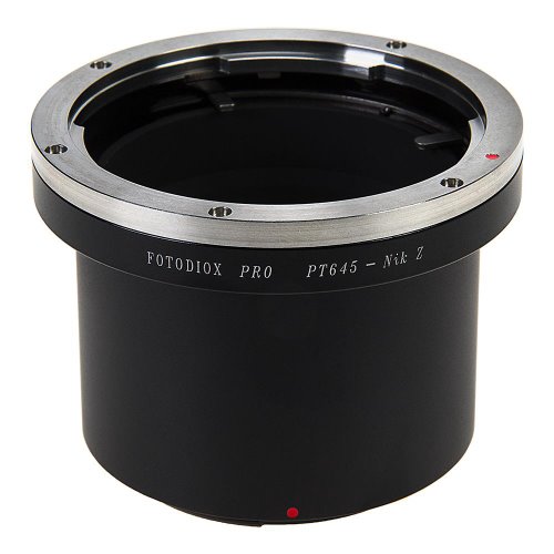 Pentax 645 (P645)와 호환되는 Fotodiox Pro 렌즈 마운트 어댑터 Nikon Z-Mount 미러리스 카메라 바디에 SLR 렌즈 마운트