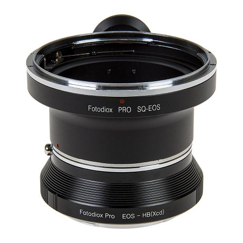Fotodiox Pro 렌즈 마운트 더블 어댑터, Bronica SQ 마운트 및 Canon EOS (EF / EF-S) D / SLR 렌즈-Hasselblad XCD 마운트 미러리스 디지털 카메라 시스템 (예 : X1D-50c 등)