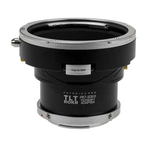 TLT ROKR-Pentax 6x7 (P67, PK67) 렌즈 마운트 와 캐논 RF   미러리스 카메라가 호환되는 틸트 / 시프트 마운트 어댑터
