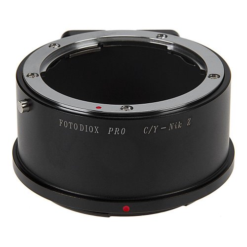 Contax / Yashica (CY) SLR 렌즈와 Nikon Z-Mount 미러리스 카메라 바디와 호환되는 Fotodiox Pro 렌즈 마운트 어댑터