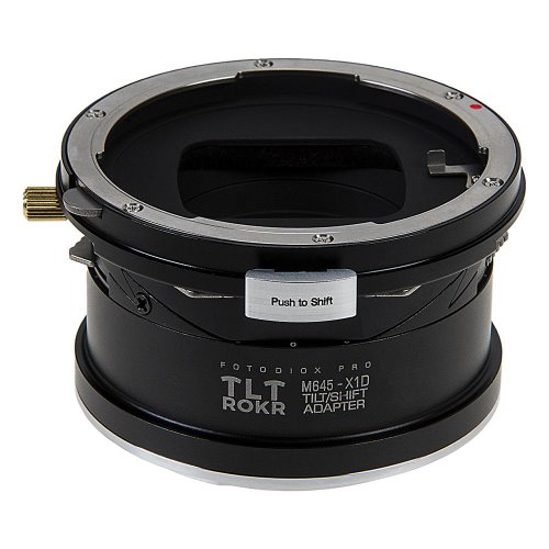 Fotodiox Pro TLT ROKR 렌즈 어댑터-틸트 / 시프트 동작이 내장 된 Hasselblad XCD 마운트 디지털 카메라에 Mamiya 645 (M645) 마운트 렌즈와 호환 가능