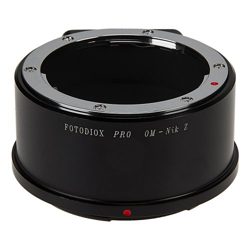 Olympus Zuiko (OM) 35mm SLR 렌즈와 Nikon Z-Mount 미러리스 카메라 바디와 호환되는 Fotodiox Pro 렌즈 마운트 어댑터