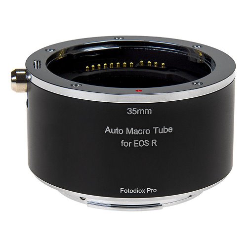 Fotodiox Pro 자동 매크로 확장 튜브, 35mm 섹션-극단적 인 클로즈업 사진을위한 Canon RF (EOS-R) 마운트 MILC 카메라 용