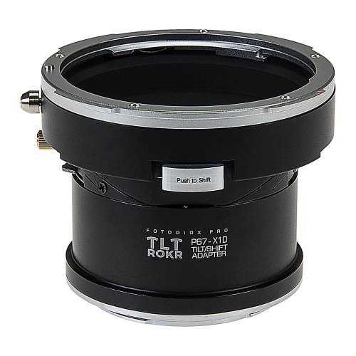 Fotodiox Pro TLT ROKR 렌즈 어댑터-Pentax 6x7 (P67, PK67) 마운트 SLR 렌즈와 호환되는 틸트 / 시프트 동작이 내장 된 Hasselblad XCD 마운트 디지털 카메라