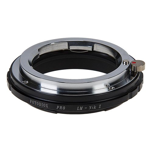 Leica M Rangefinder 렌즈와 Nikon Z-Mount 미러리스 카메라 바디와 호환되는 Fotodiox Pro 렌즈 마운트 어댑터
