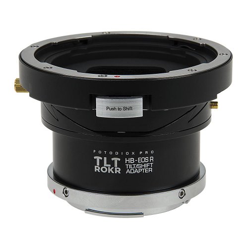 Fotodiox Pro TLT ROKR-Hasselblad V-Mount SLR 렌즈와 호환되는 틸트 / 시프트 렌즈 마운트 어댑터-Canon RF 마운트 미러리스 카메라 바디