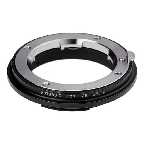 Leica M Rangefinder 렌즈와 호환되는 Fotodiox Pro 렌즈 마운트 어댑터-Canon RF (EOS-R) 마운트 미러리스 카메라 바디