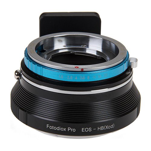 Fotodiox Pro 렌즈 마운트 더블 어댑터, Deckel-Bayonett (Deckel Bayonet, DKL) 마운트 SLR 및 Canon EOS (EF / EF-S) D / SLR 렌즈와 Hasselblad XCD 마운트 미러리스 디지털 카메라 시스템 (예 : X1D-50c 등)