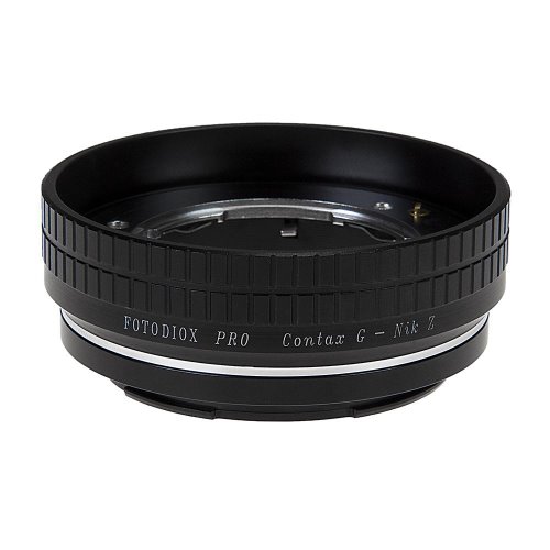 Contax G SLR 렌즈와 Nikon Z-Mount 미러리스 카메라 바디와 호환되는 Fotodiox Pro 렌즈 마운트 어댑터