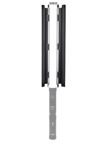 DaoLite 360° 완드 스타일 LED 튜브 조명용 Barndoor 액세서리(DL-2 및 DLC-2)