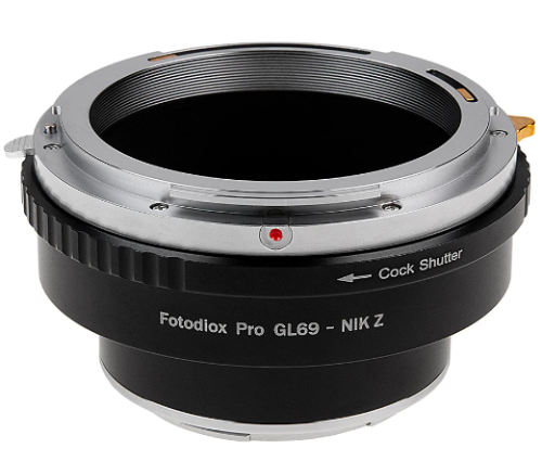 Nikon Z-Mount 미러리스 카메라 시스템에 Fujica GL69 마운트 렌즈와 호환