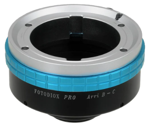 Fotodiox Pro 렌즈 어댑터 - Arri Bayonet(Arri-B) 마운트 SLR 렌즈와 C-마운트(1&quot; 나사 마운트) Cine 및 CCTV 카메라와 호환 가능