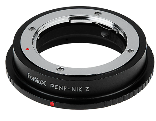 Fotodiox 렌즈 마운트 어댑터 - Nikon Z-Mount 미러리스 카메라에 Olympus Pen F SLR 렌즈와 호환 가능