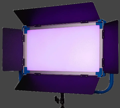 Prizmo Go RGBW 120W LED 조명 - 1x2&#039; 멀티 컬러, 디밍 가능, 특수 효과 설정이 있는 전문 사진/비디오 LED 스튜디오 조명