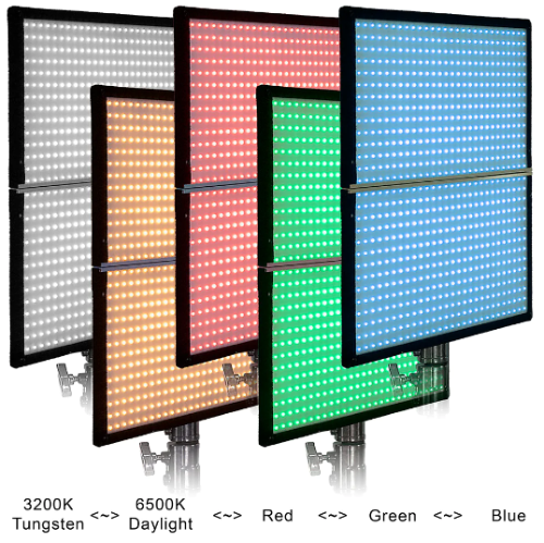 SkyFiller Wings Prizmo Edition LED 조명 SFW-150SSRGB - Fotodiox의 2x2 150w RGBW+T 접이식 LED 패널 조명