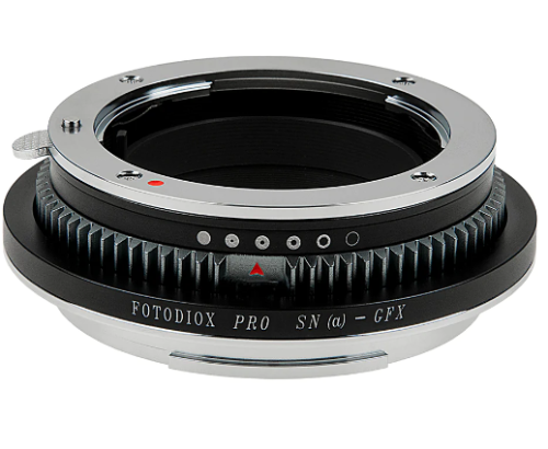 Sony Alpha A-Mount(및 Minolta AF) DSLR 렌즈와 Fujifilm G-Mount 디지털 카메라 본체에 호환 가능