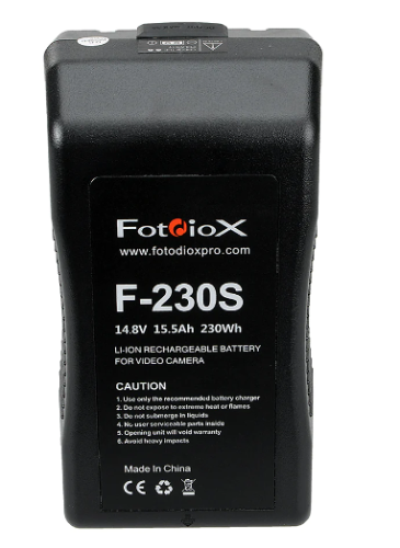 FlapJack 및 Factor 시리즈 LED 조명용 Fotodiox 14.8V 230Wh 리튬 이온 V 마운트 배터리 - Sony BP-GL65 및 BPL-60 배터리 대체