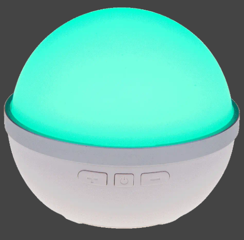 Prizmo Globe RGBW+T LED 조명 - 특수 효과 설정이 있는 멀티 컬러, 디밍 가능, 전문가용 사진/비디오 LED 돔형 글로브 조명