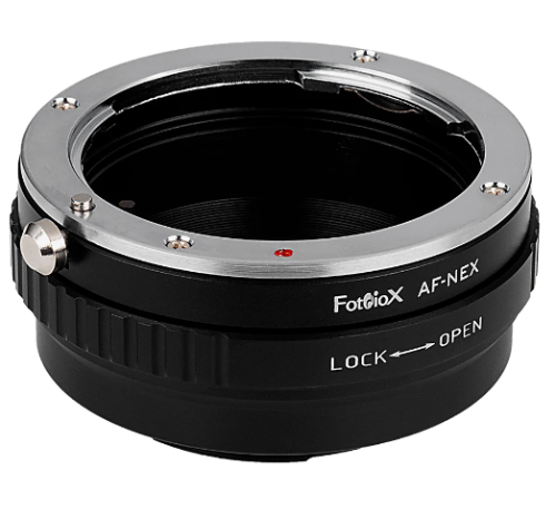 Arri 표준 (Arri-S) SLR 렌즈를 Sony Alpha E-Mount Mirrorless 카메라 본체에 장착