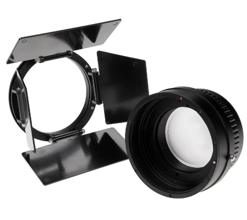 PopSpot 50 V.2 포커싱 줌 렌즈(FL65, 23-66°) 및 반 도어 애드온