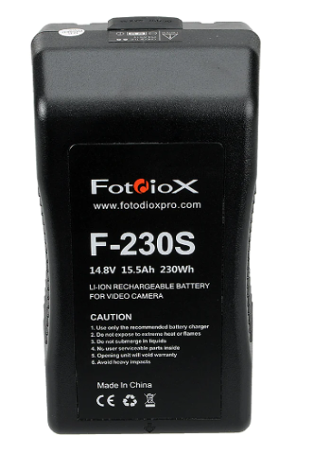 , FlapJack 및 Factor 시리즈 LED 조명용 Fotodiox 14.8V 230Wh 리튬 이온 V 마운트 배터리 - Sony BP-GL65 및 BPL-60 배터리 대체