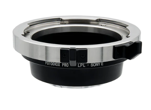 Fotodiox Pro 렌즈 마운트 어댑터 - Sony Alpha E-Mount 미러리스 카메라에 Arri LPL(Large Positive Lock) 마운트 렌즈와 호환 가능