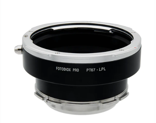 Fotodiox Pro 렌즈 마운트 어댑터 - Pentax 6x7(P67, PK67) 마운트 SLR 렌즈와 Arri LPL(Large Positive Lock) 마운트 카메라에 호환 가능