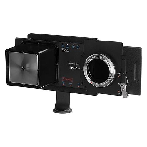 Hasselblad V 렌즈 마운트가 장착 된 캐논 EOS DSLR 카메라 용 Vizelex RhinoCam (EF 풀 프레임 및 EF-APS-C) - 중형 포맷 크기 조정 이미지 용 스티치 용
